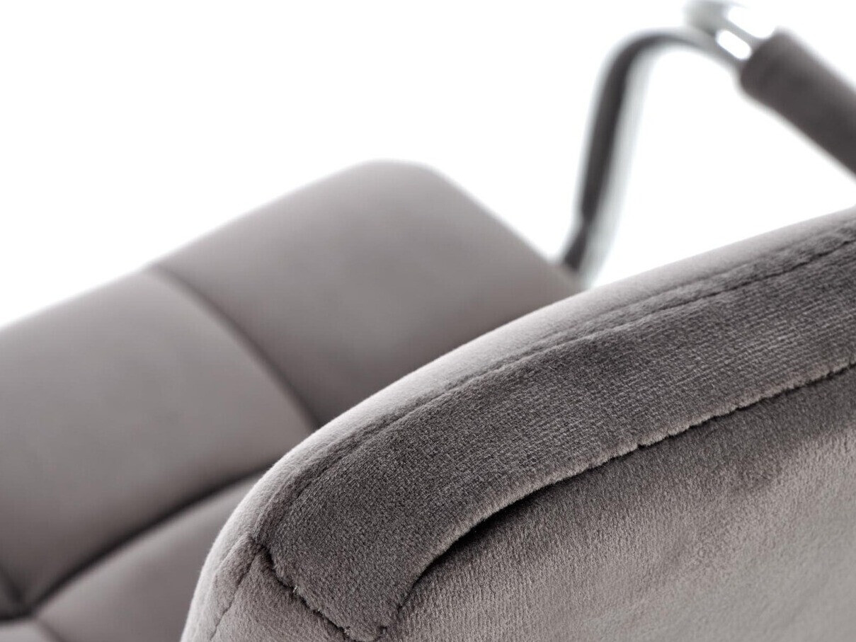 Cadeira de escritório Houston 1198 (Cinzento + Prateado)