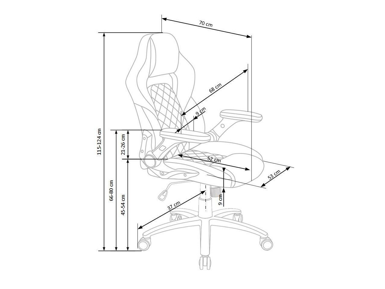 Cadeira de escritório Houston 481