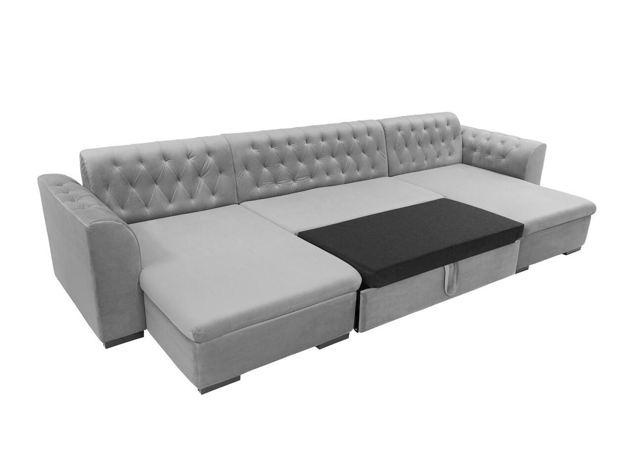 Chesterfield sofá de canto Comfivo 255 (Magic Velvet 2240 + Magic Velvet 2217)