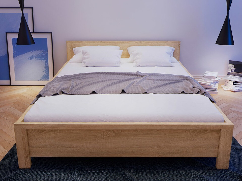 Cama Nolroma 121 (Carvalho sonoma)