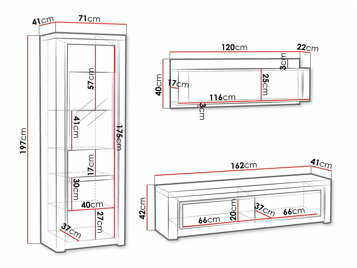 Conjunto para sala de estar Etrmona 118