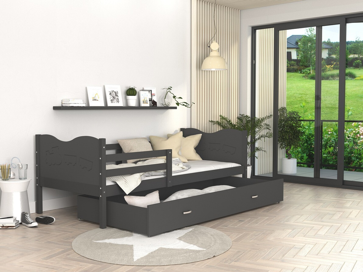 Cama Aurora 163 (Cinzento)