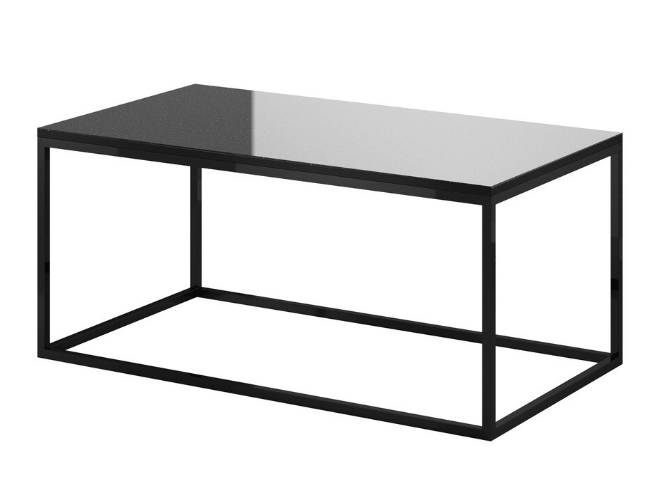 Mesa para revistas Fervese 115 (Preto + Preto brilhante)