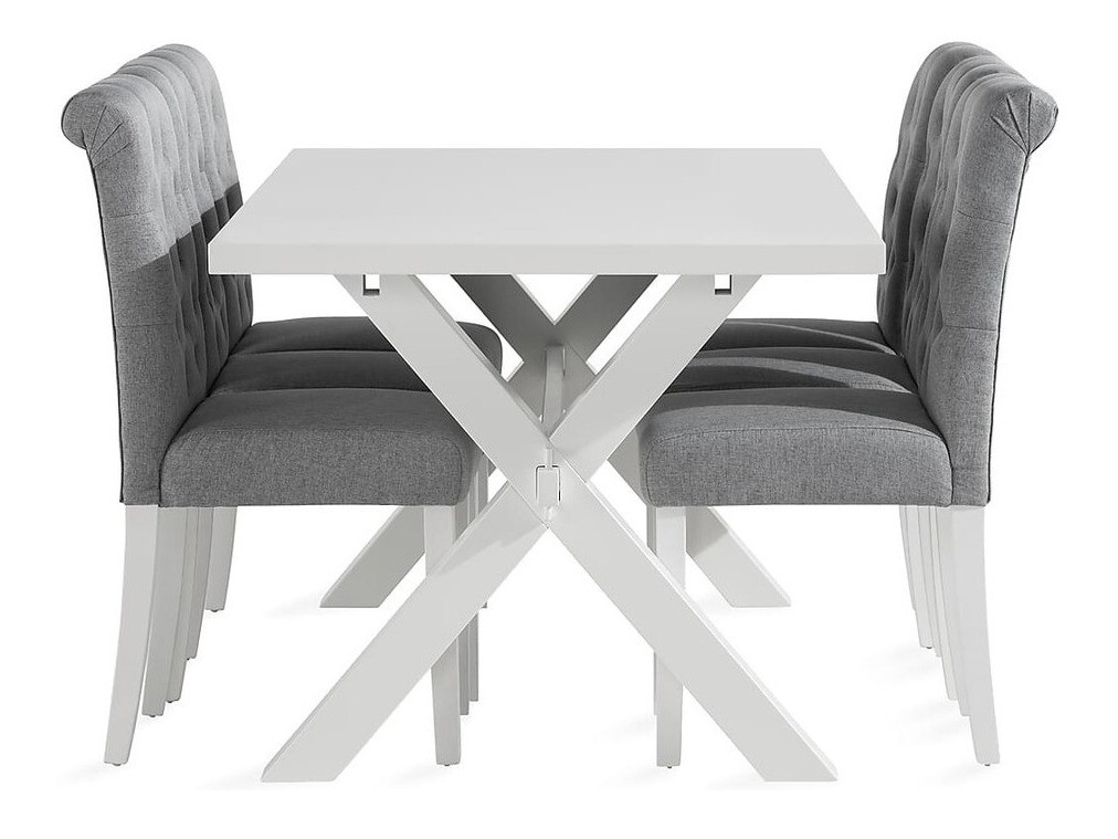 Conjunto para refeições Parkland 312 (Branco + Cinzento claro)