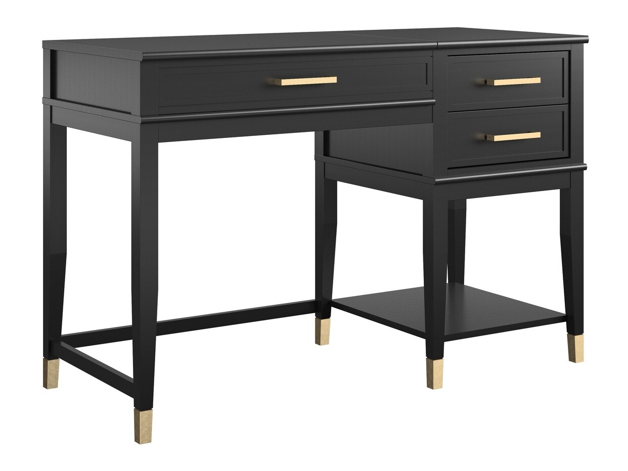 Mesa de escritório CosmoLiving by Cosmopolitan Belromu 102 (Preto)