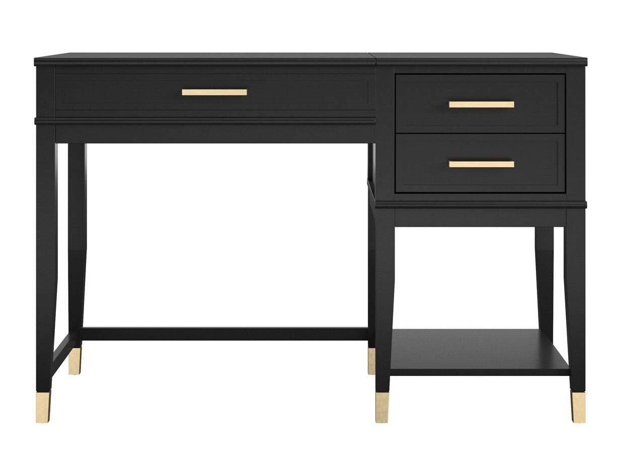 Mesa de escritório CosmoLiving by Cosmopolitan Belromu 102 (Preto)