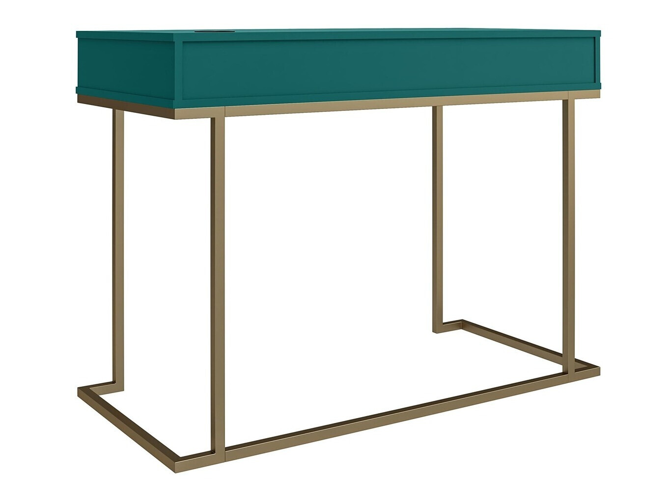 Mesa de escritório CosmoLiving by Cosmopolitan Fersale 100 (Turquesa + Dourado)