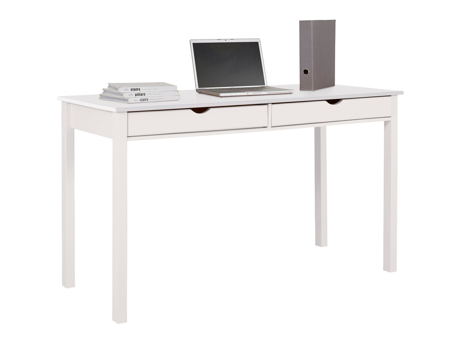 Mesa de escritório Denton 134 (Branco)