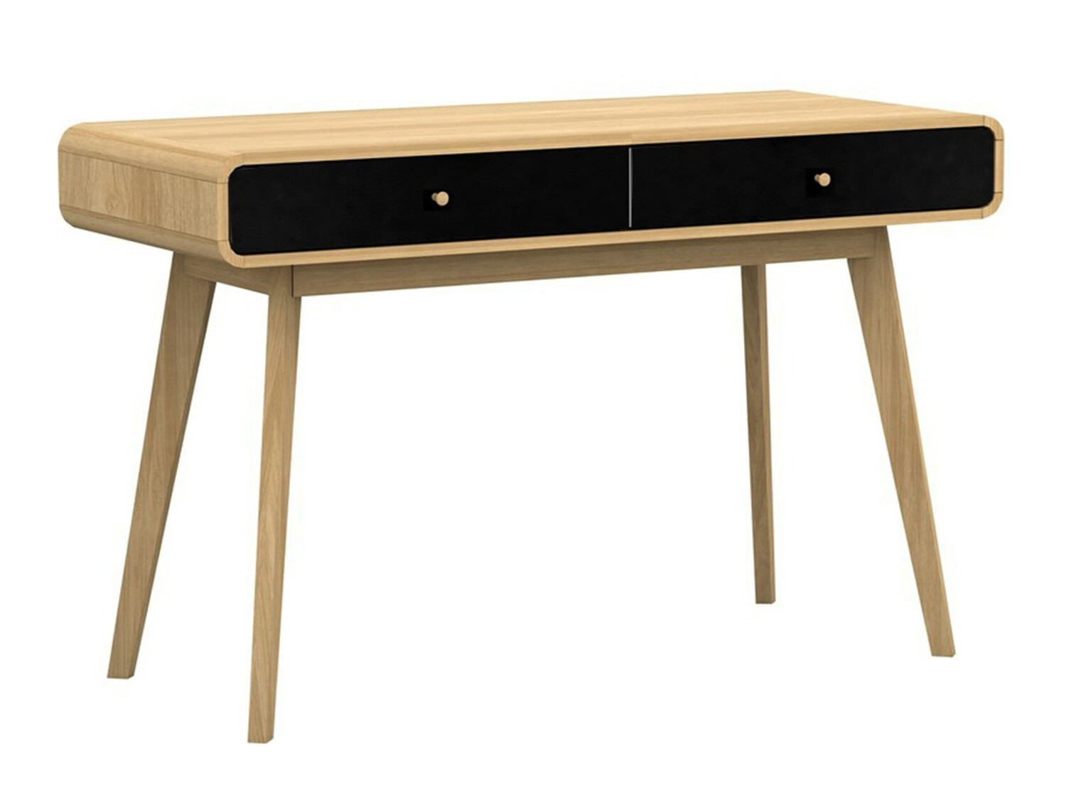 Secretária Elbtena 108 (Carvalho + Preto)