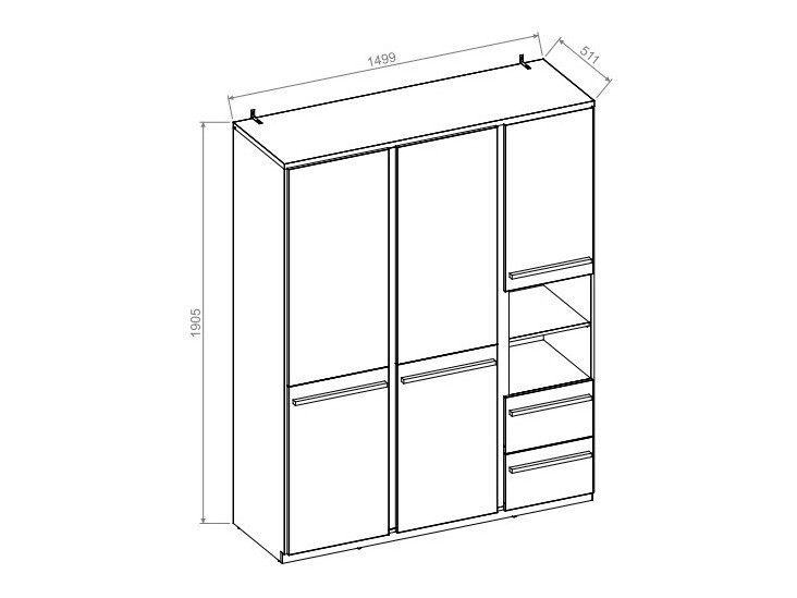 Roupeiro Felfera 100