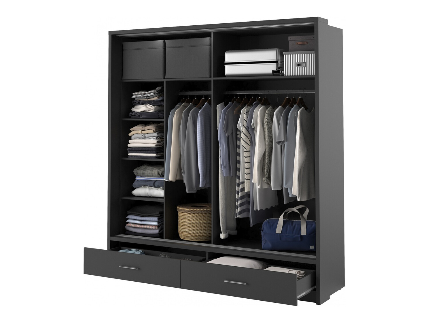 Roupeiro Fresno 104 (Preto)