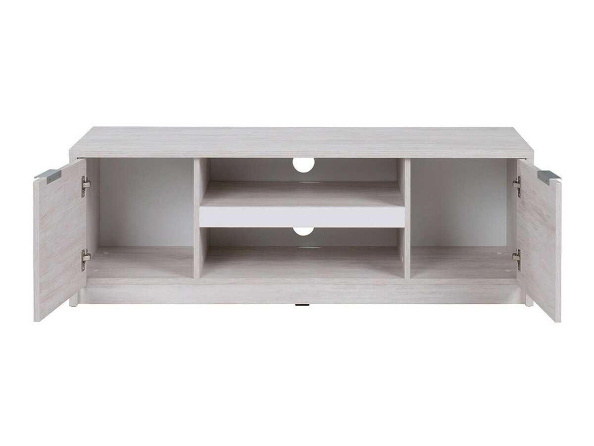 Conjunto para sala de estar Fivelbo 117 (Carvalho do Monastery + Preto brilhante)