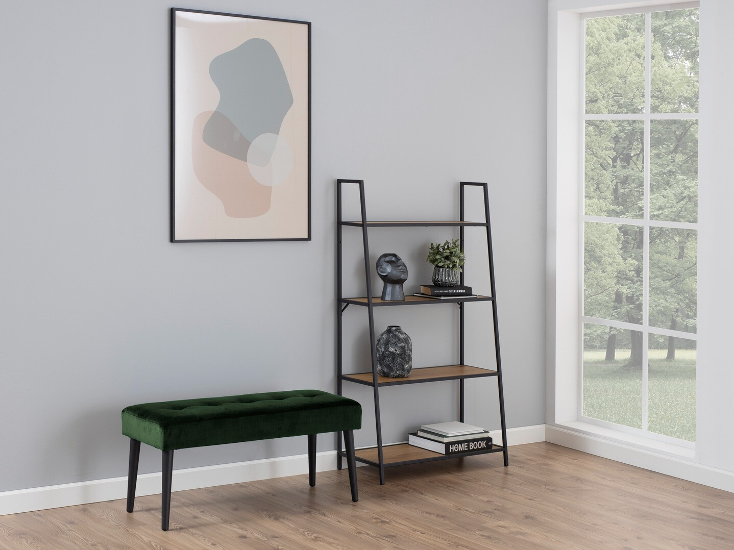 Banco estofado Norsica 326 (Verde escuro)