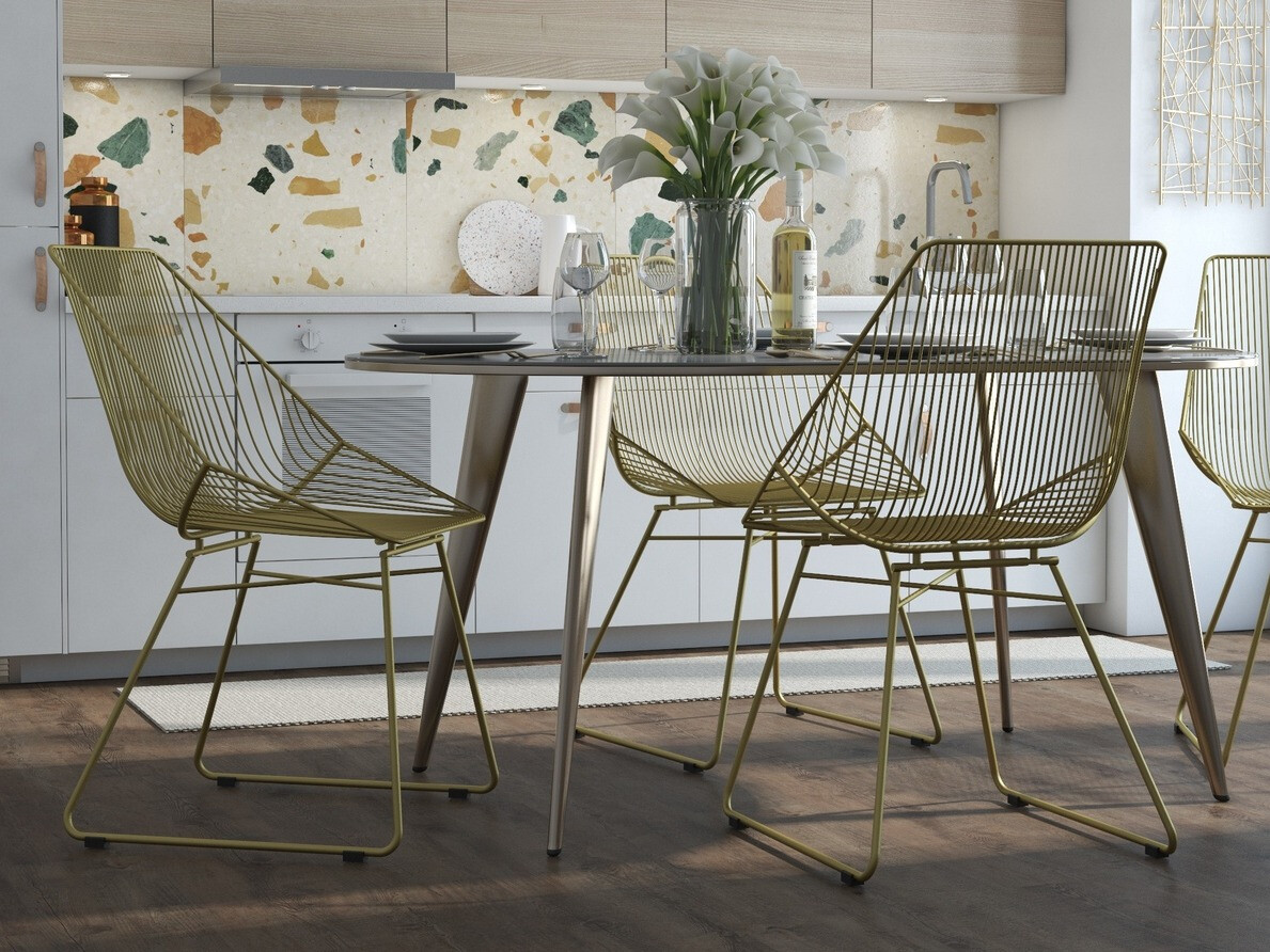 Cadeira Tulsa 698 (Dourado)