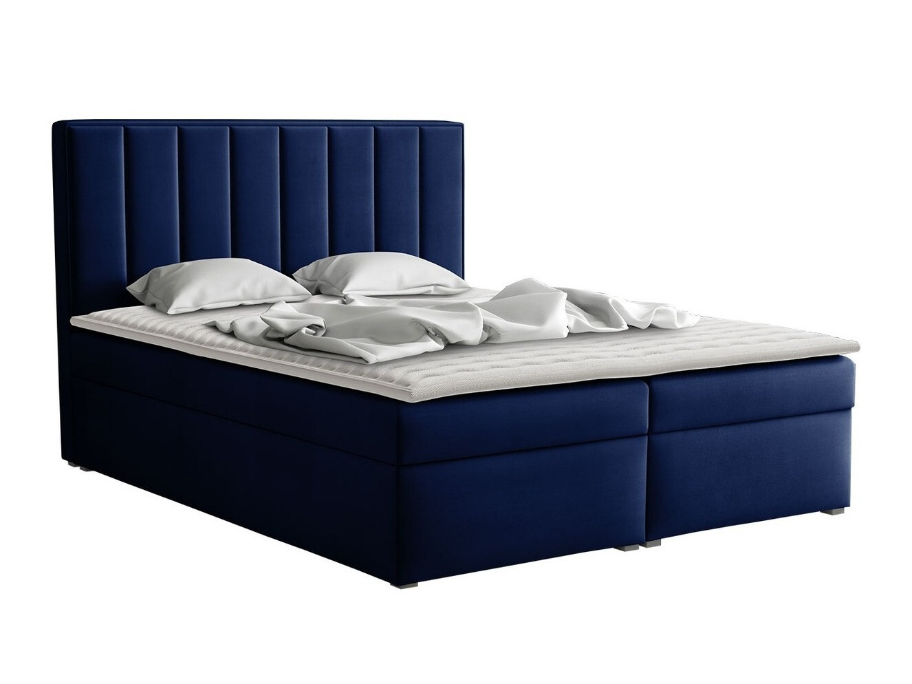 Cama continental Pomona 116 (Magic veludo 2216)