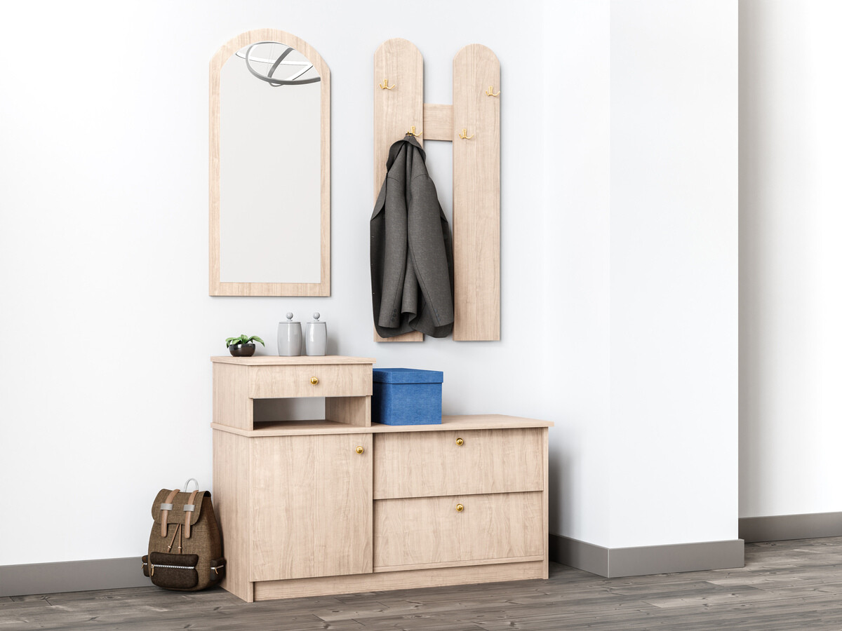 Conjunto de entrada Murrieta 117 (Carvalho sonoma)