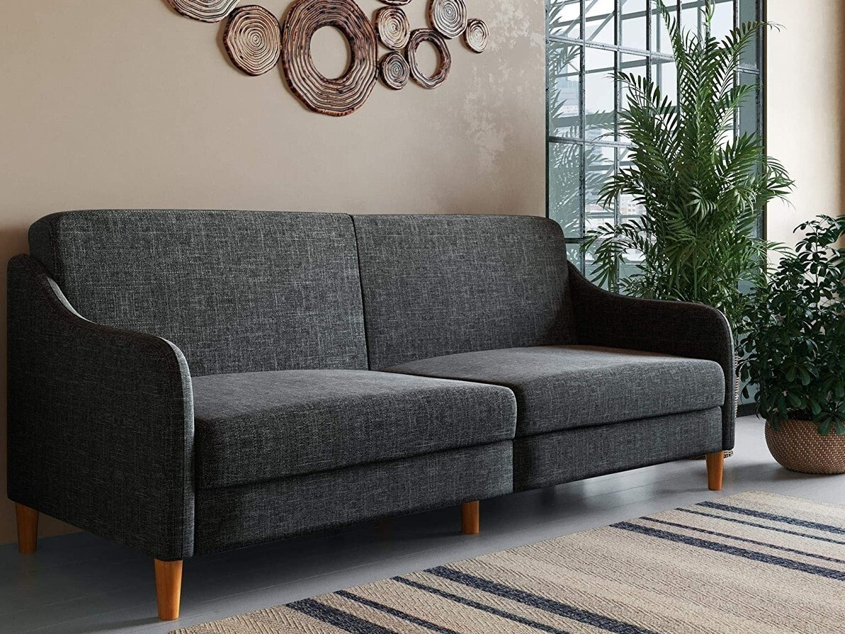 Sofá cama Tulsa 120 (Cinzento)