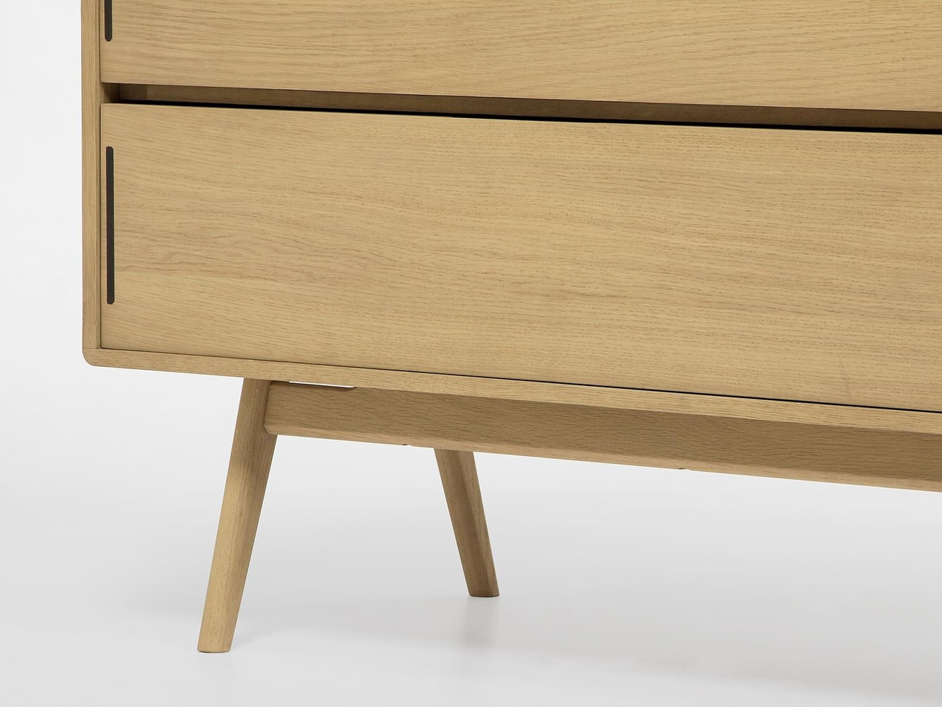 Cómoda Albelu 107 (Carvalho + Carvalho escuro)