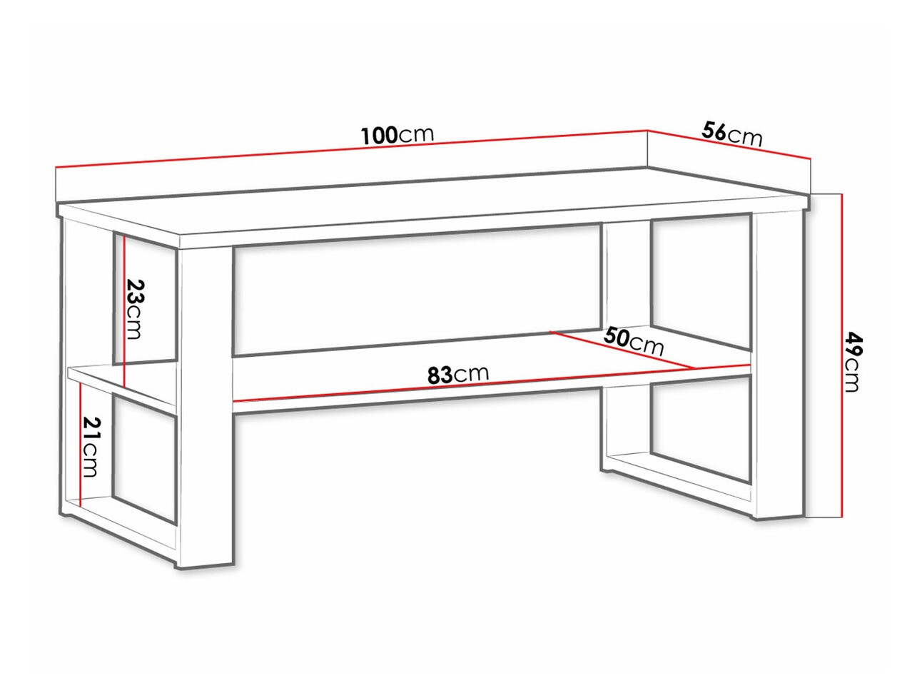 Mesa de centro Tenodeu 108
