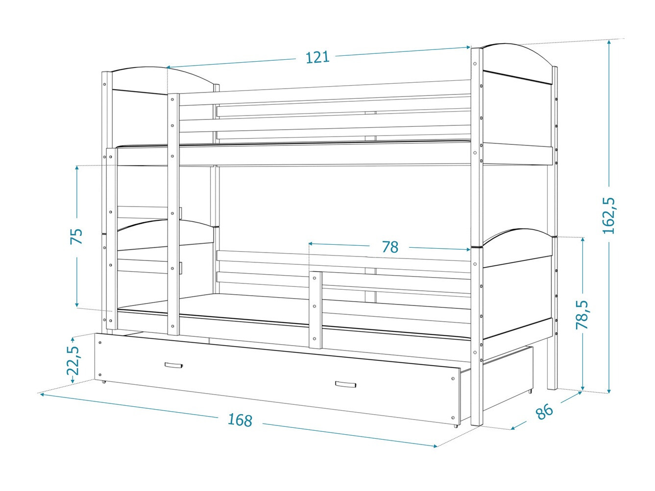 Beliche Aurora 101 (Cinzento)