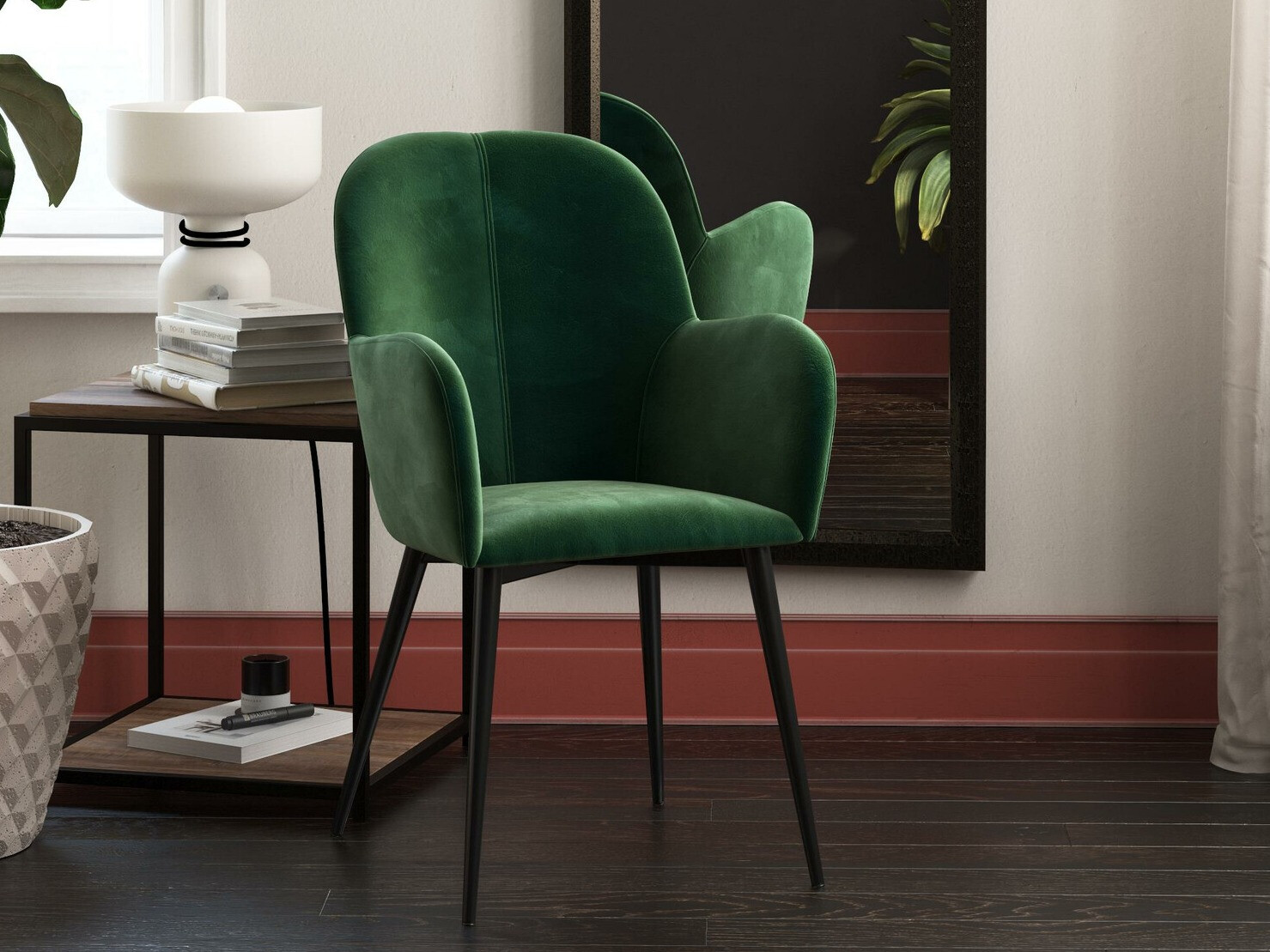 Cadeira Tulsa 299 (Verde + Preto)