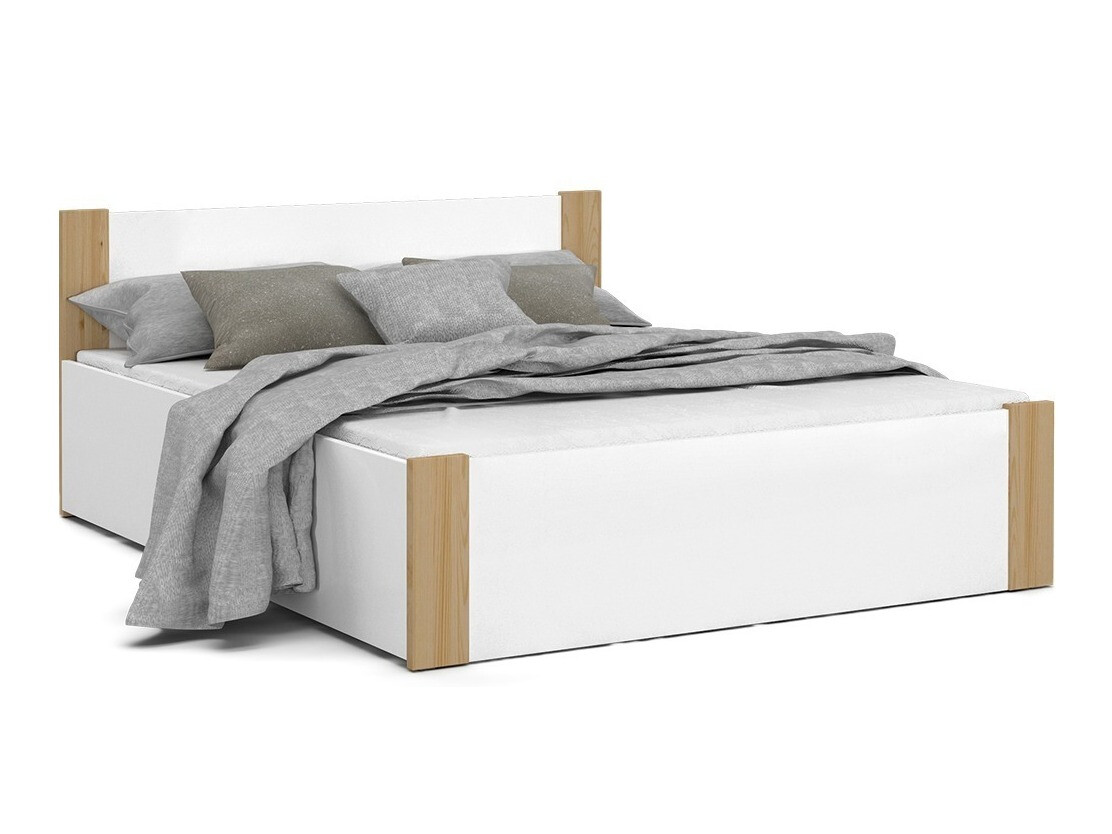 Cama Aurora 154 (Branco + Pinheiro)