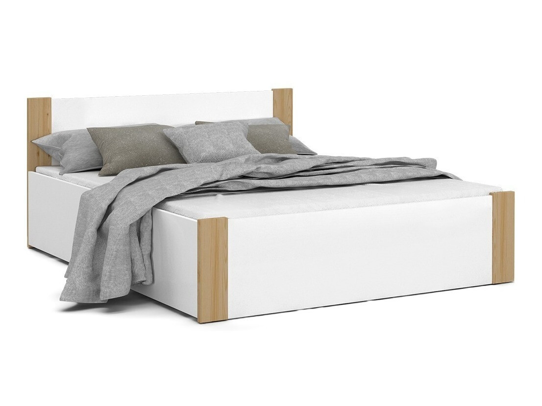 Cama Aurora 154 (Branco + Pinheiro)