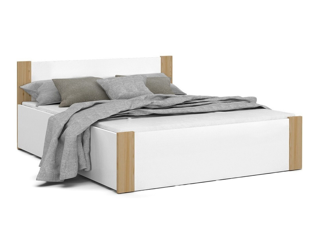 Cama Aurora 154 (Branco + Pinheiro)