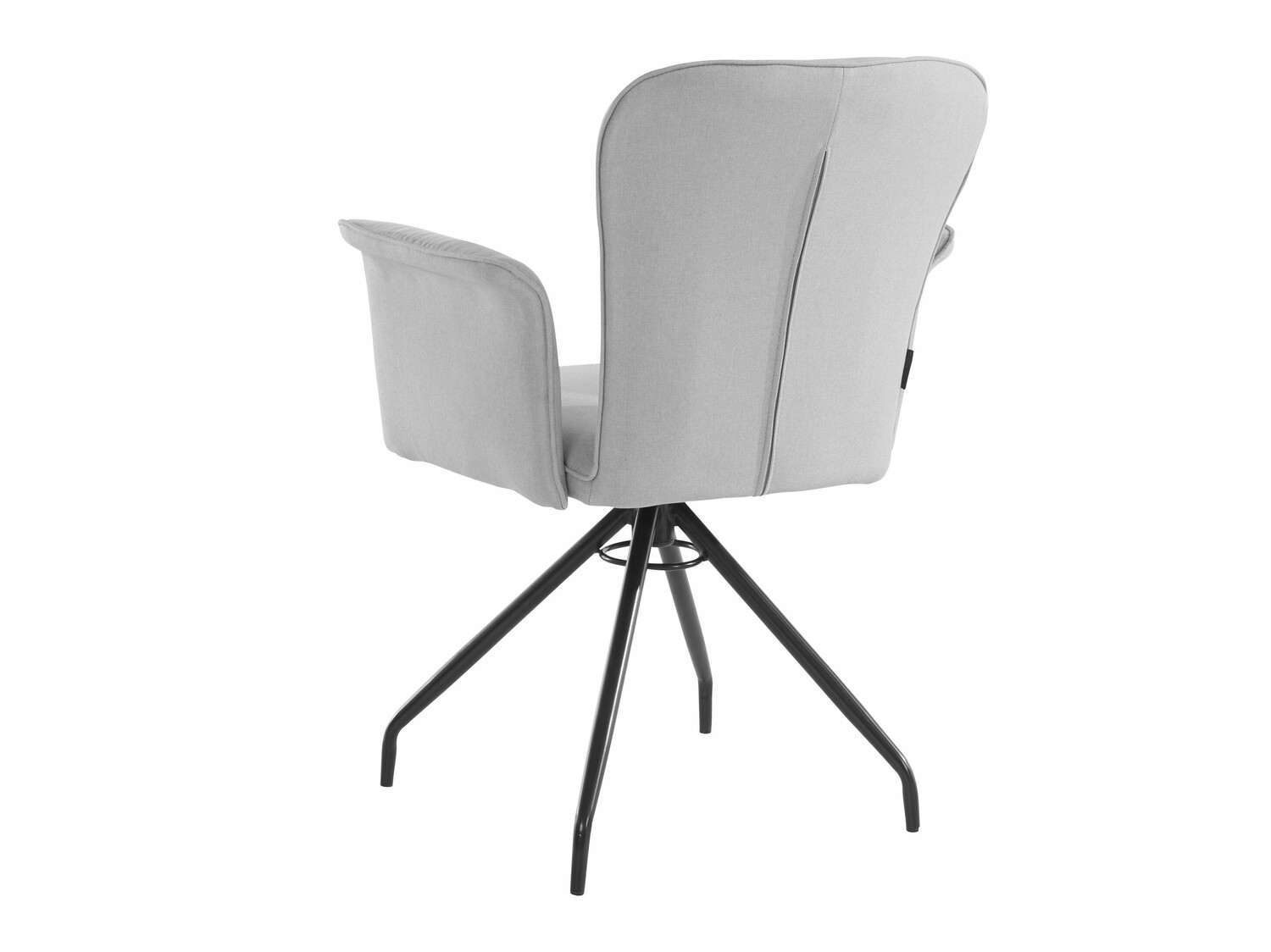 Conjunto de cadeiras Denton 537 (Cinzento claro + Preto)