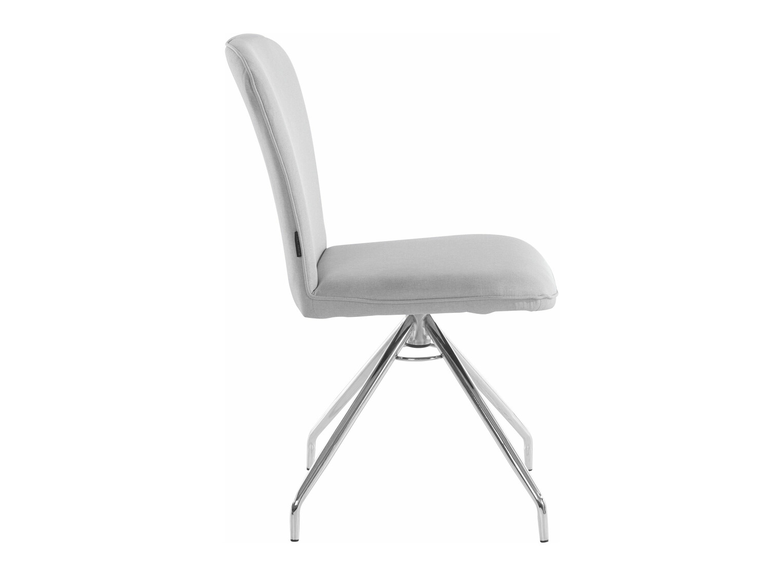 Conjunto de cadeiras Denton 538 (Cinzento claro + Prata)