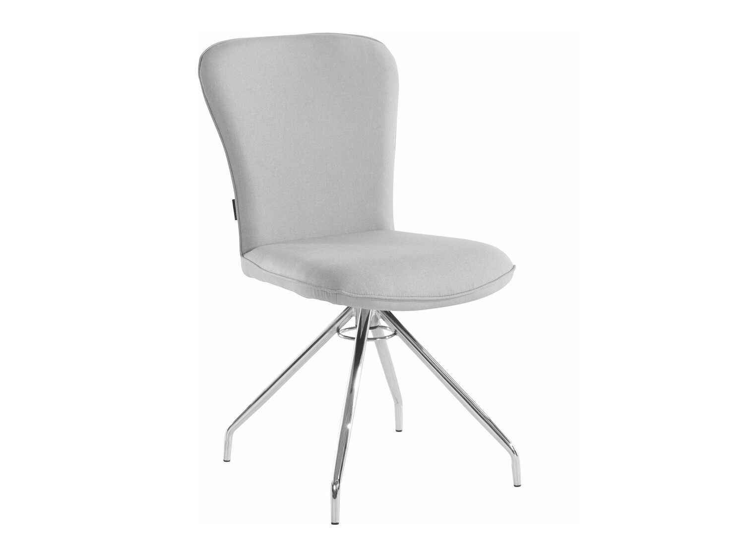 Conjunto de cadeiras Denton 538 (Cinzento claro + Prata)