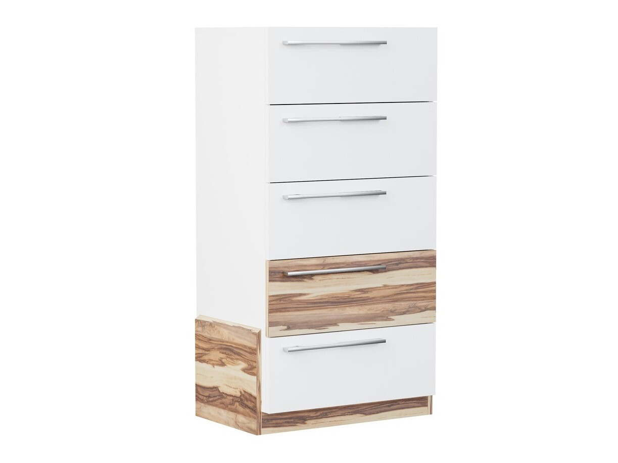 Cómoda Omaha C101 (Branco + Baltimore Noz)