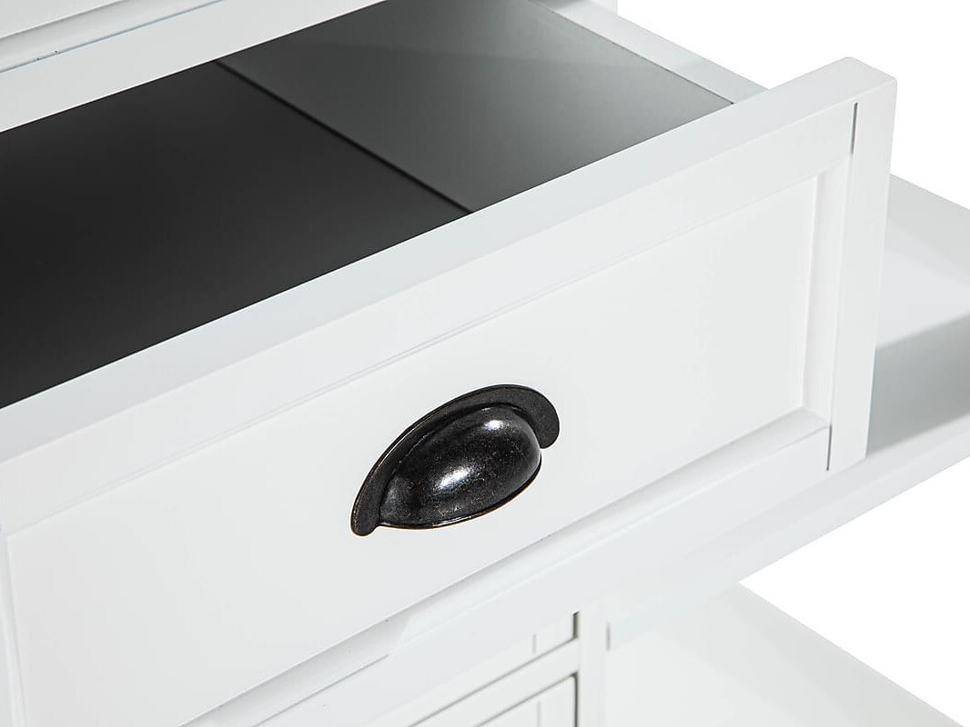 Mesa de bar Riverton 436 (Marmore branco + Branco)