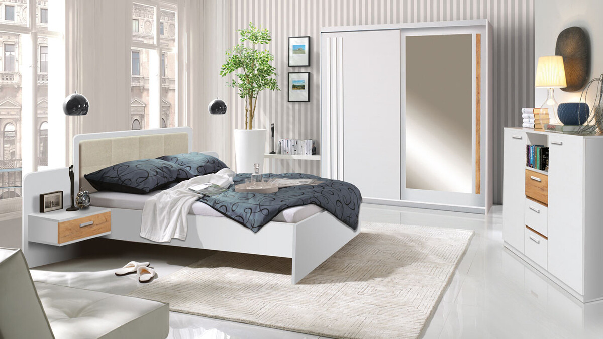 Cómoda Aviromu 103 (Andersen pinheiro + Branco)