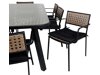 Conjunto de mesa e cadeiras Dallas 509