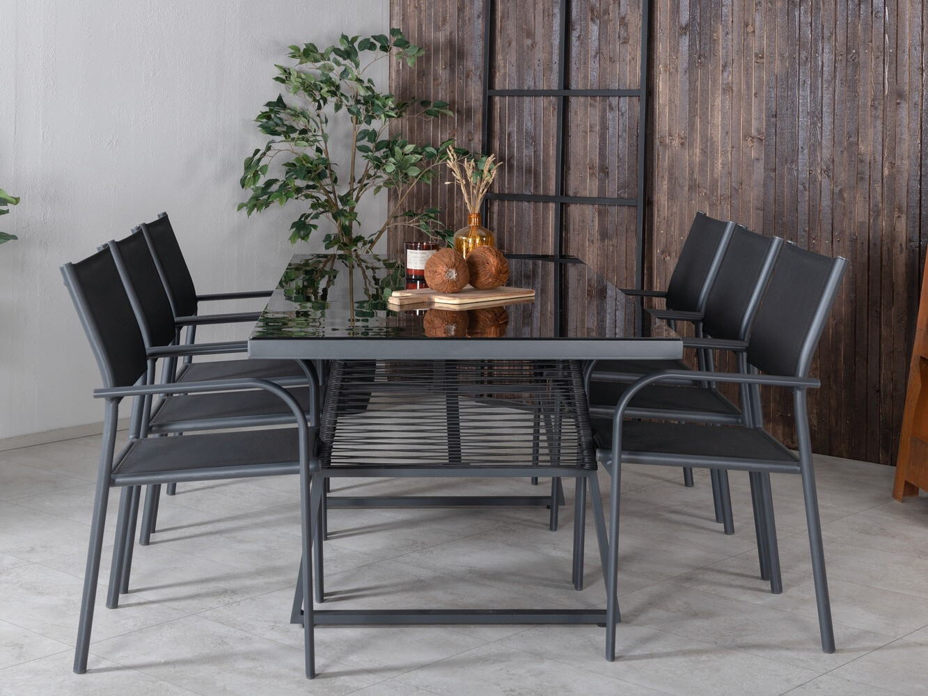 Conjunto de mesa e cadeiras Dallas 1048