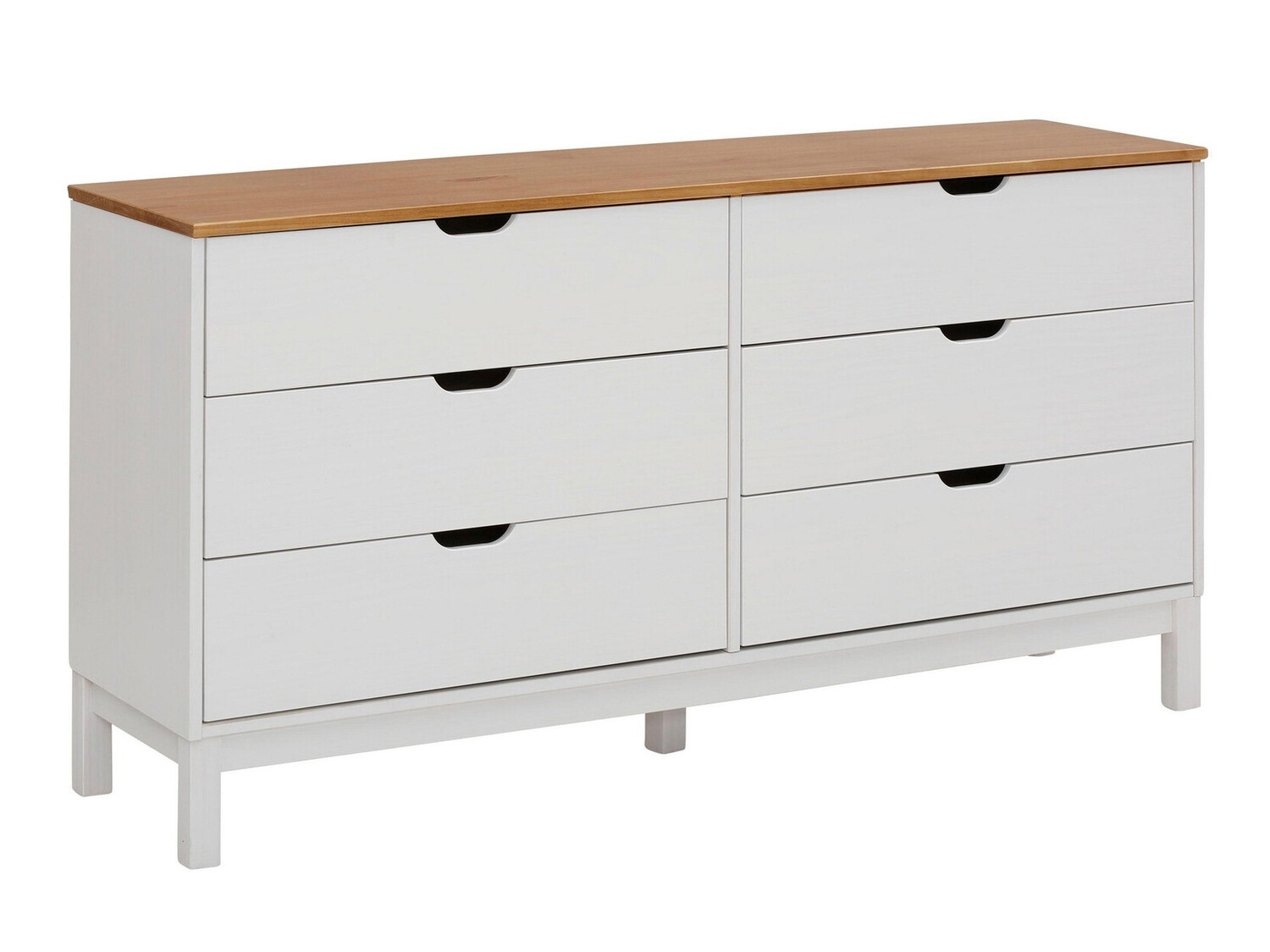 Cómoda Denton 546 (Branco + Castanho)