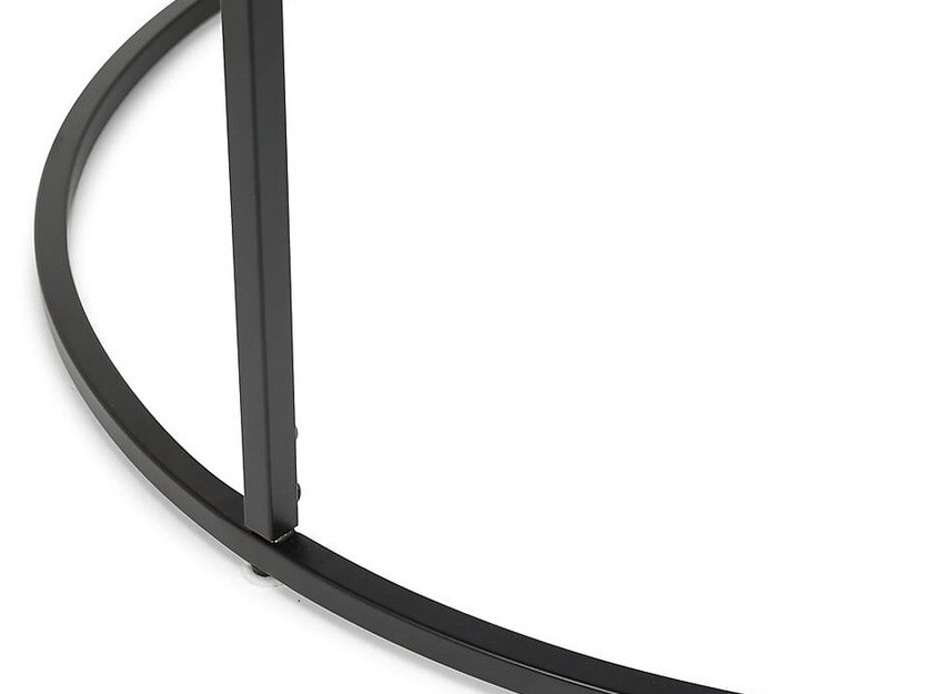 Mesa para revistas Scandinavian Choice 828 (Preto + Mármore preto)