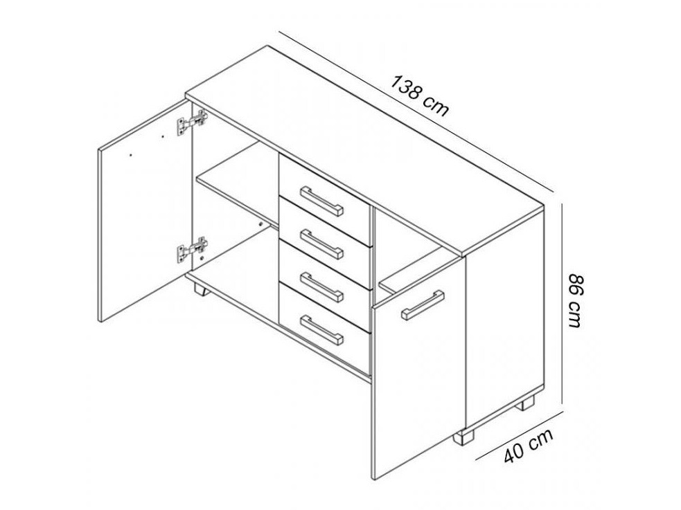 Cómoda Cirevau 137 (Ameixa)