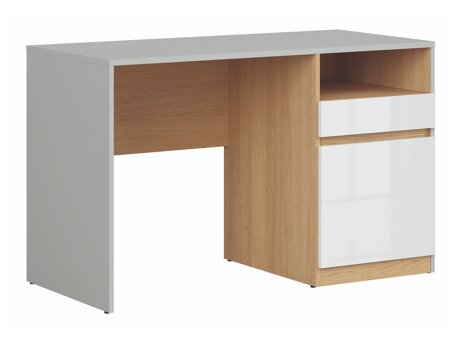 Mesa de escritório Nuevaru 100 (Branco brilhante)