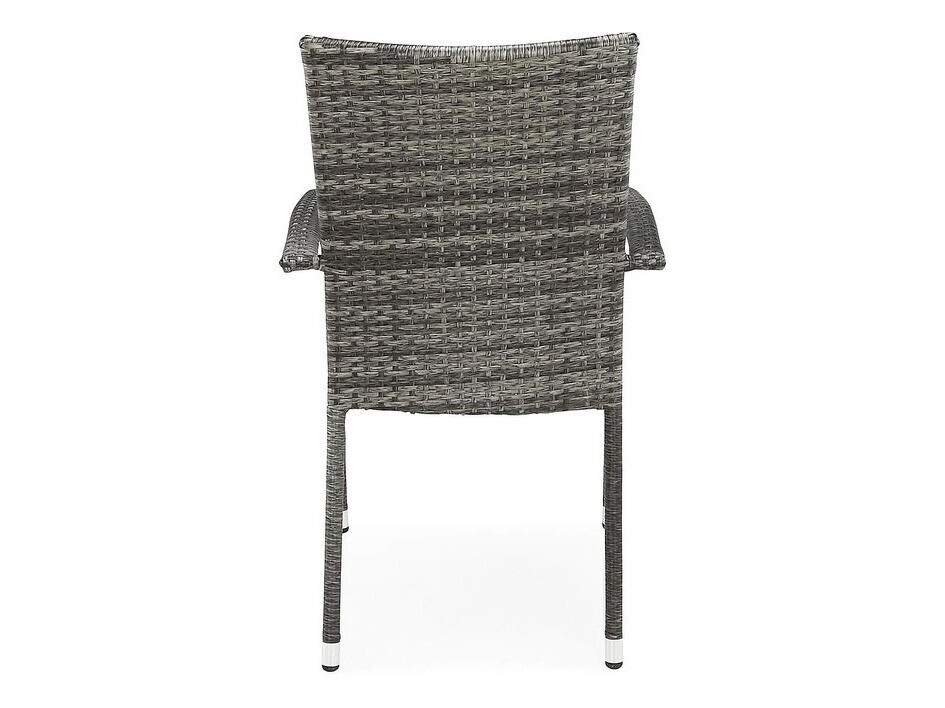 Conjunto de mesa e cadeiras Comfort Garden 1579 (Branco + Cinzento)