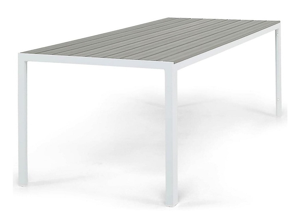 Conjunto de mesa e cadeiras Comfort Garden 1579 (Branco + Cinzento)