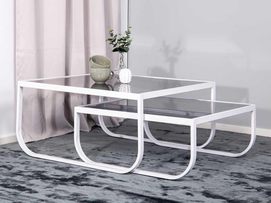 Conjunto de mesa de centro Dallas 220 (Branco)
