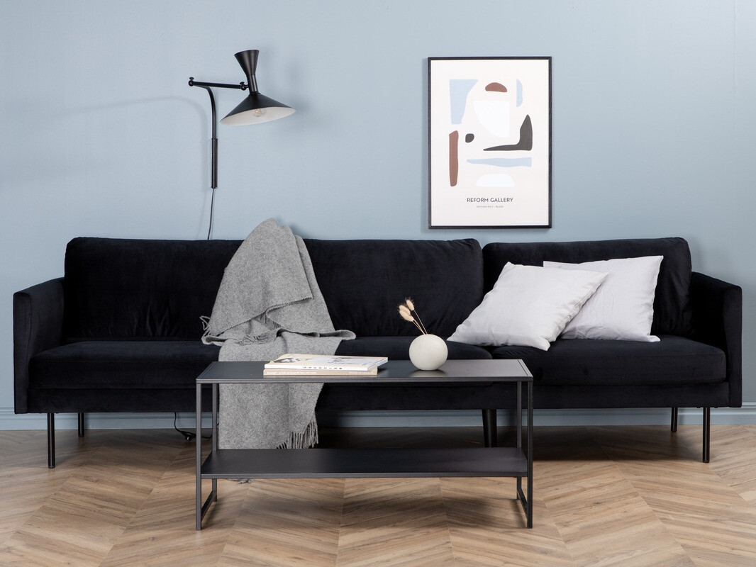 Sofá Fercame 103 (Preto)