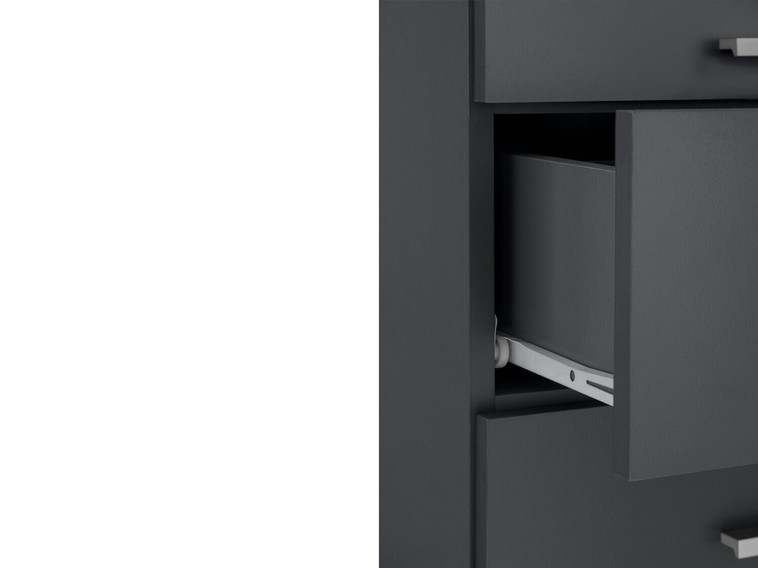 Armário colocado para casa de banho Denton 563 (Cinzento + Carvalho)