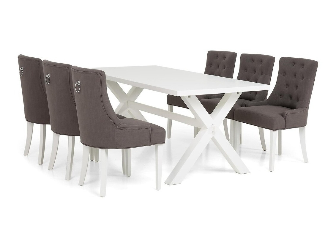 Conjunto para refeições Scandinavian Choice 676 (Cinzento + Branco)