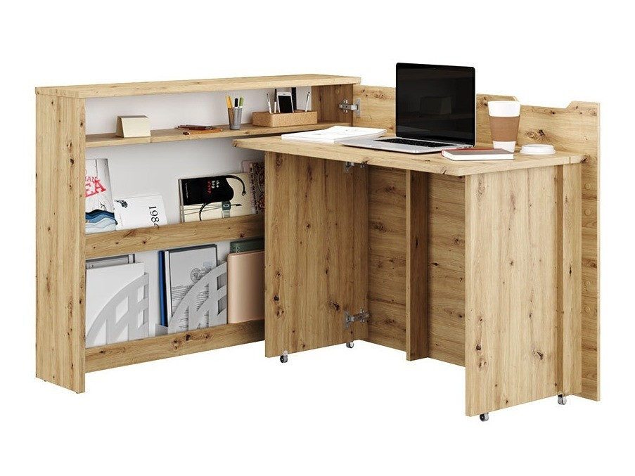 Mesa de escritório para cantos Concept Pro Lenart Levfere 101 (Carvalho Artisan)
