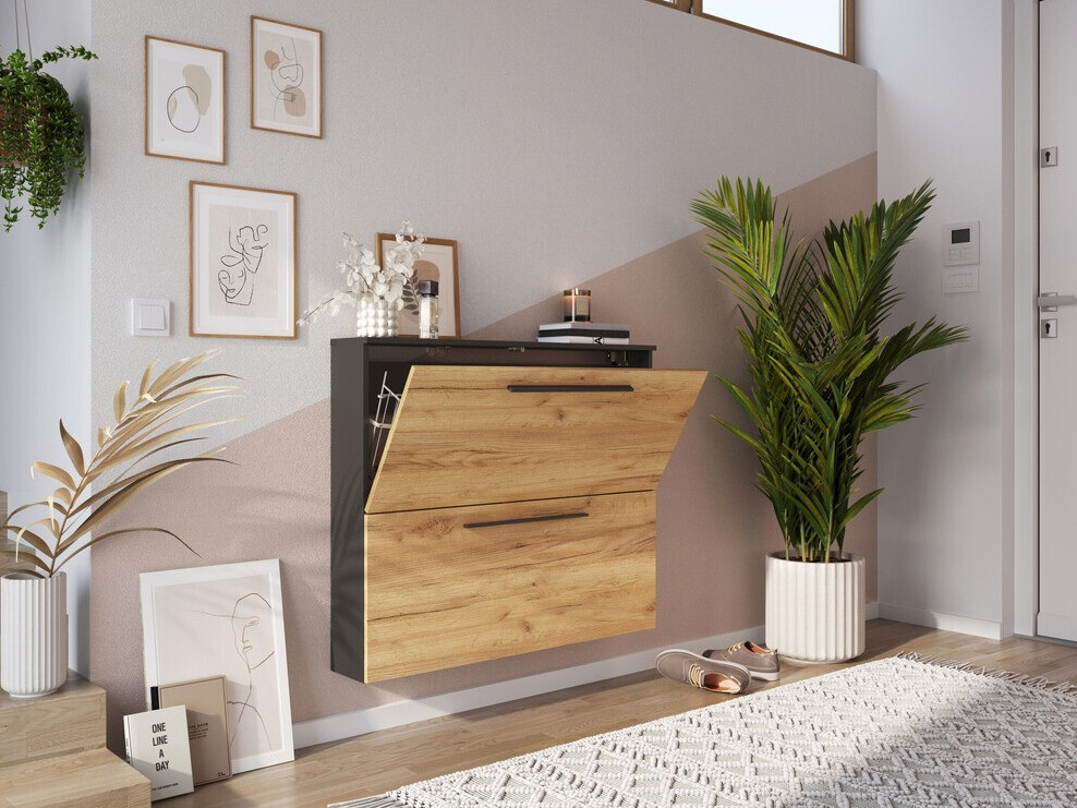 Sapateira Sacramento 349 (Navarra carvalho + Grafite)