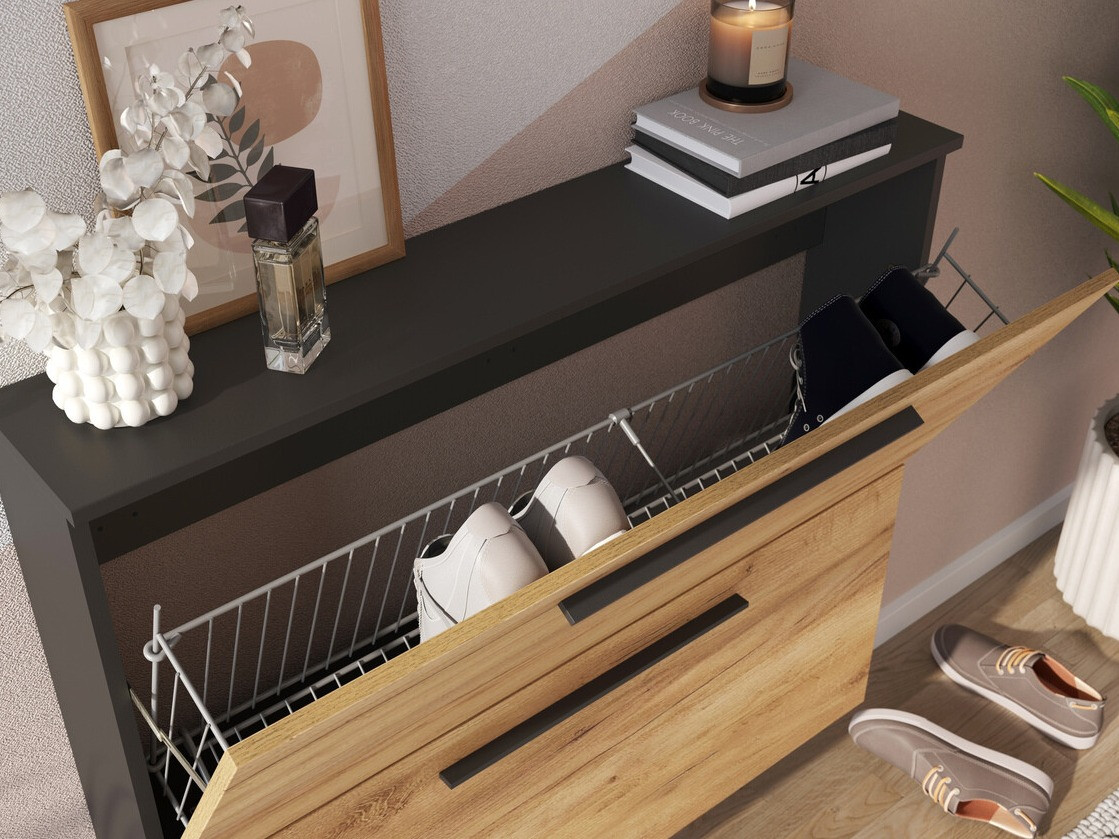 Sapateira Sacramento 349 (Navarra carvalho + Grafite)