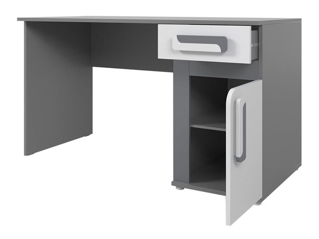 Mesa de escritório Levtala 109 (Antracite + Branco + Rosa)